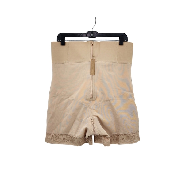 Shapellx Women's Zip Lace Trim Body Sculpting Short - Picture 1 of 8